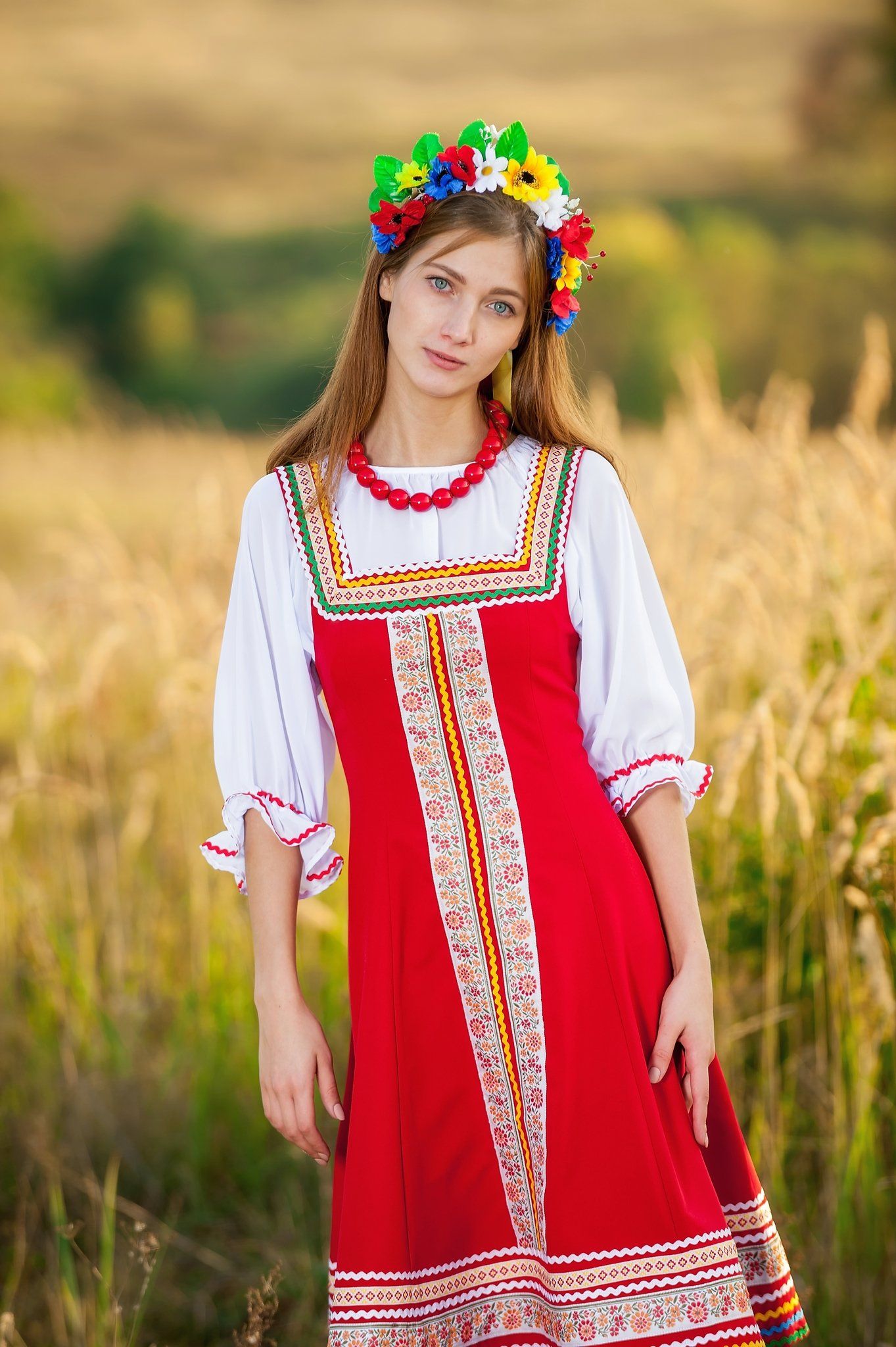 Women in Slavic costumes in Saitama
